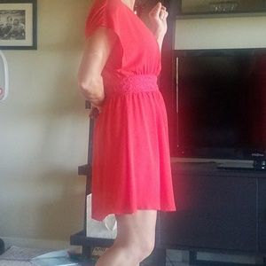 Francesca's Coral mini dress
